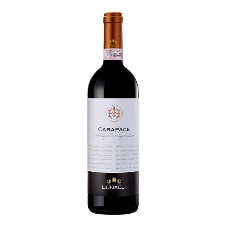 VINO TENUTE LUNELLI CARAPACE 2022 LEGNO MONTEFALCO SAGRANTINO DOCG-BIO-75CL
