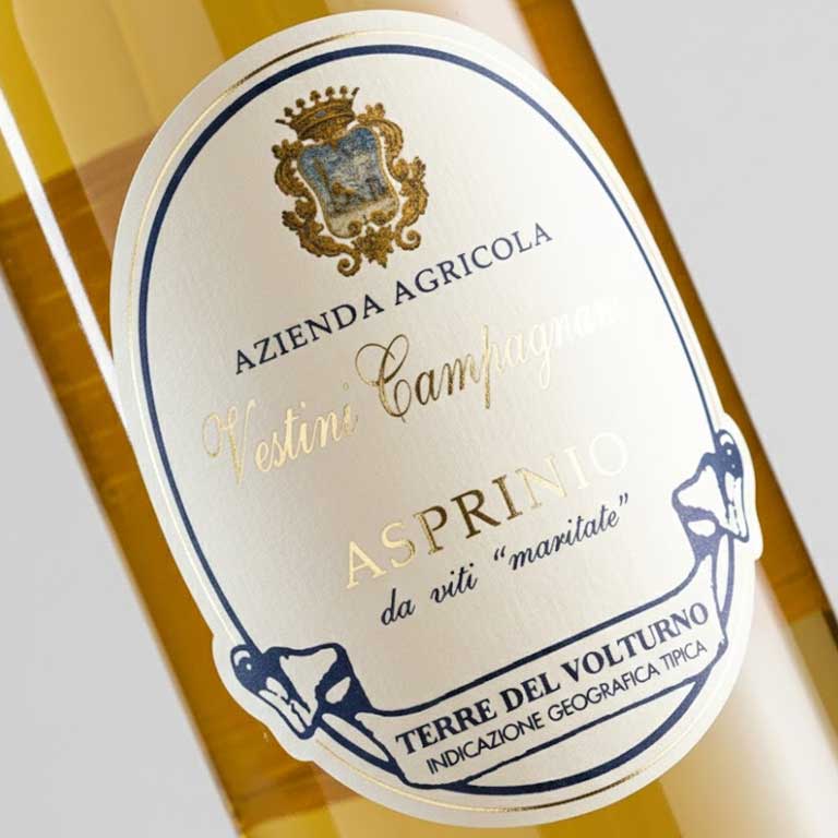 VINO VESTINI CAMPAGNANO ASPRINIO 75CL 24  DA VITI MARITATE - Image 2