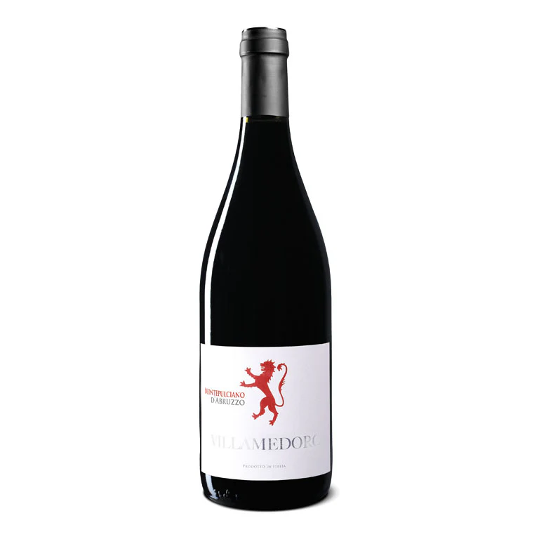 VINO VILLAMEDORO MONTEPULCIANO D'ABRUZZO DOC 2018-75CL