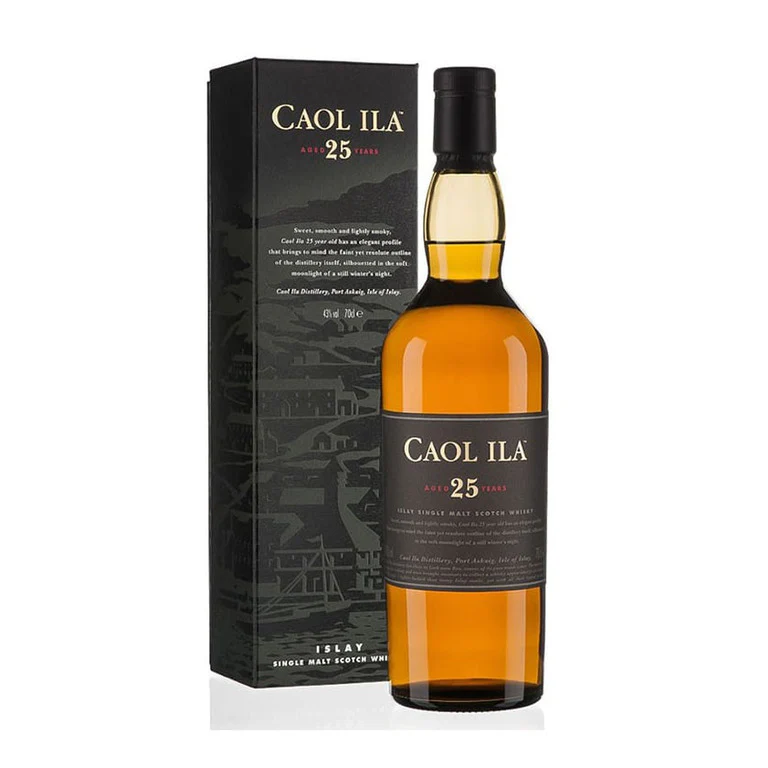 WHISKY CAOL ILA 25 YEARS OLD  SINGLE MALT - ASTUCCIO