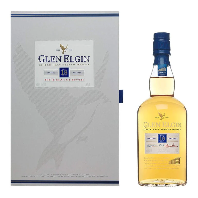 WHISKY GLEN ELGIN 18 YEARS OLD SR17-70CL SINGLE MALT - ASTUCCIO