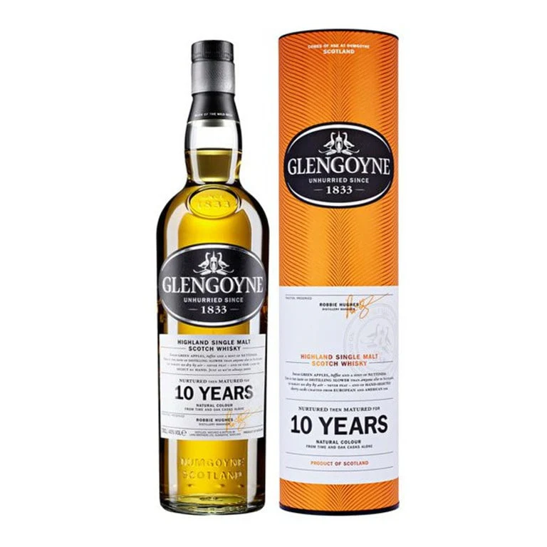 WHISKY GLENGOYNE 10 YEARS OLD-70CL HIGHLANDS LINE-ASTUCCIATO