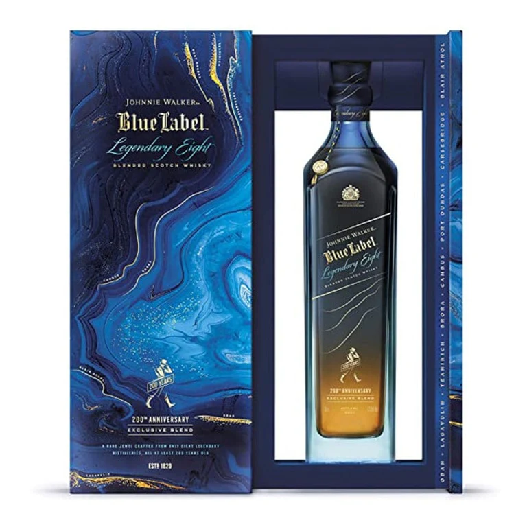WHISKY JOHNNIE WALKER BLUE LABEL LEGENDARY EIGHT-70CL-ASTUCCIATO