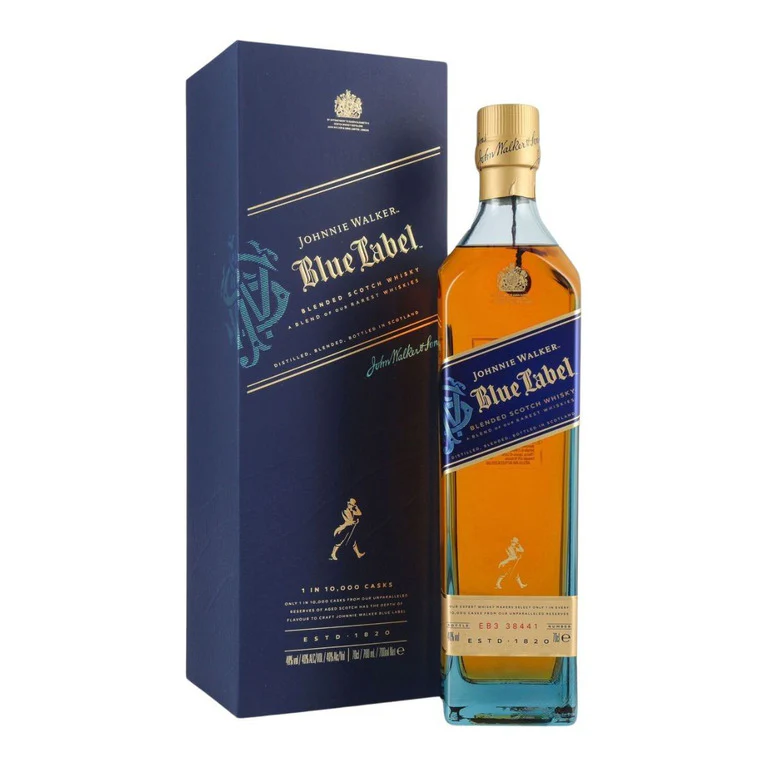 WHISKY JOHNNIE WALKER BLUE LABEL -70CL BLENDED SCOTCH WHISKY- ASTUCCIATO