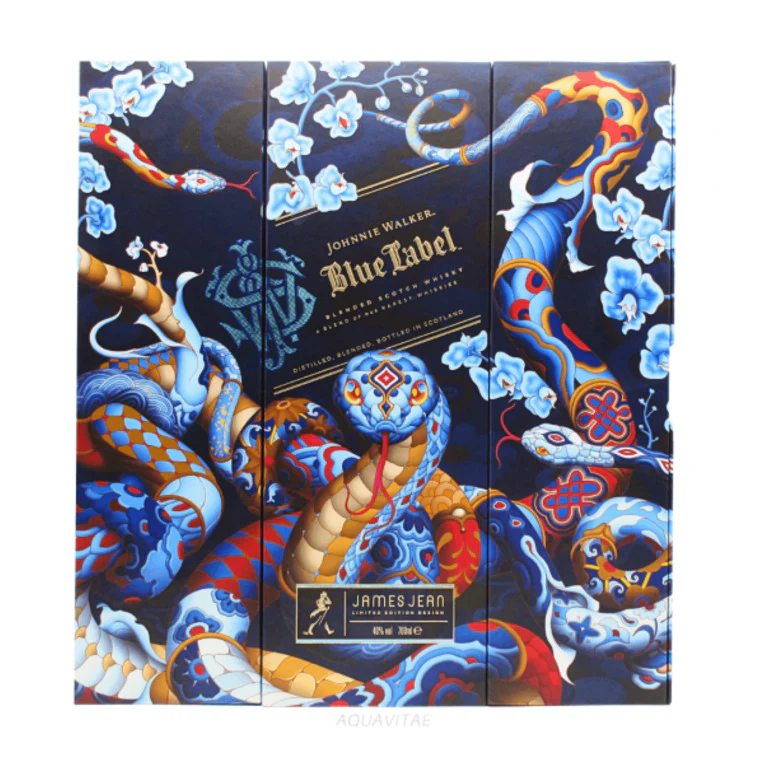 WHISKY JOHNNIE WALKER BLUE LABEL -70CL JA. JEAN YEAR OF THE SNAKE LIM. EDITION - Image 3