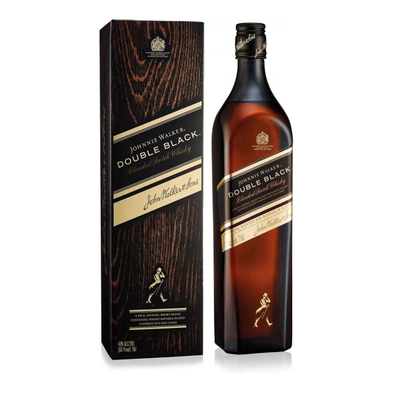 WHISKY JOHNNIE WALKER DOUBLE BLACK 70CL  ASTUCCIATO