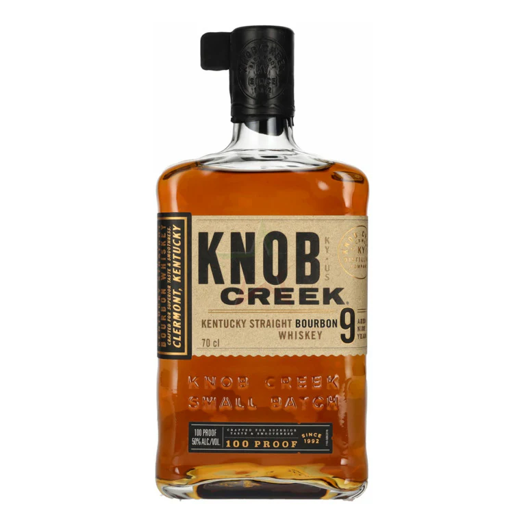 WHISKY KNOB CREEK BOURBON 70CL. 9 YAR KENTUCKY STRAIGHT BOURBON
