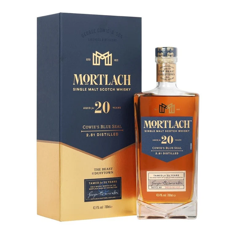 WHISKY MORTLACH 20 YEARS OLD  70CL- SINGLE MALT - ASTUCCIO