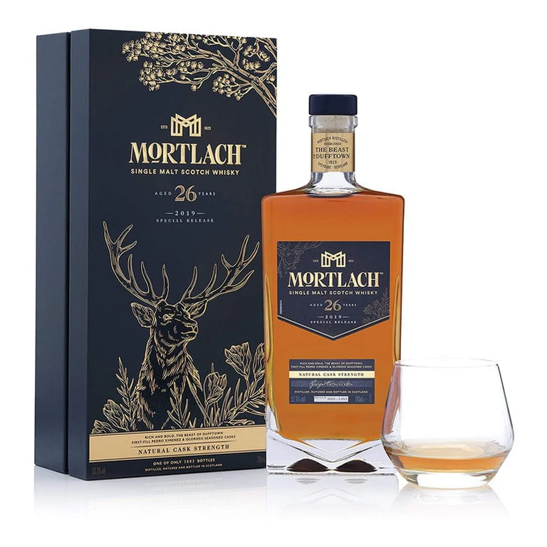 WHISKY MORTLACH 26YEARS OLD SR2019  70CL- SINGLE MALT - ASTUCCIO