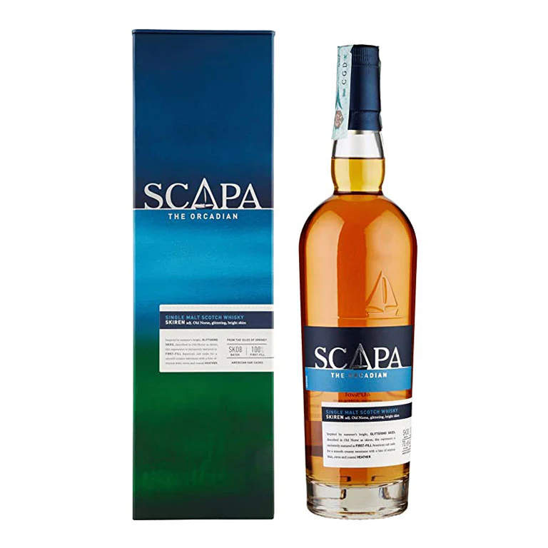 WHISKY SCAPA SKIREN -70CL  SINGLE MALT-ASTUCCIATO