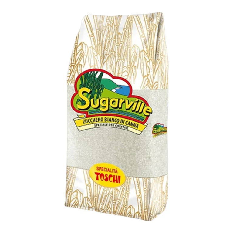 ZUCCHERO DI CANNA 1KG BIANCO SUGARVILLE  TOSCHI